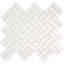 Carrelage mosaïque en verre 11,11 po x 12,52 po à chevrons Ecoglassifier-49137546