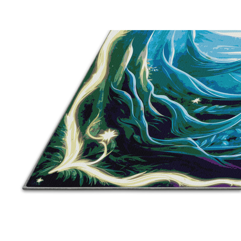Secret Glade Rug, Rectangle 6' x 9'