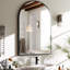 Miroir de salle de bain arqué
