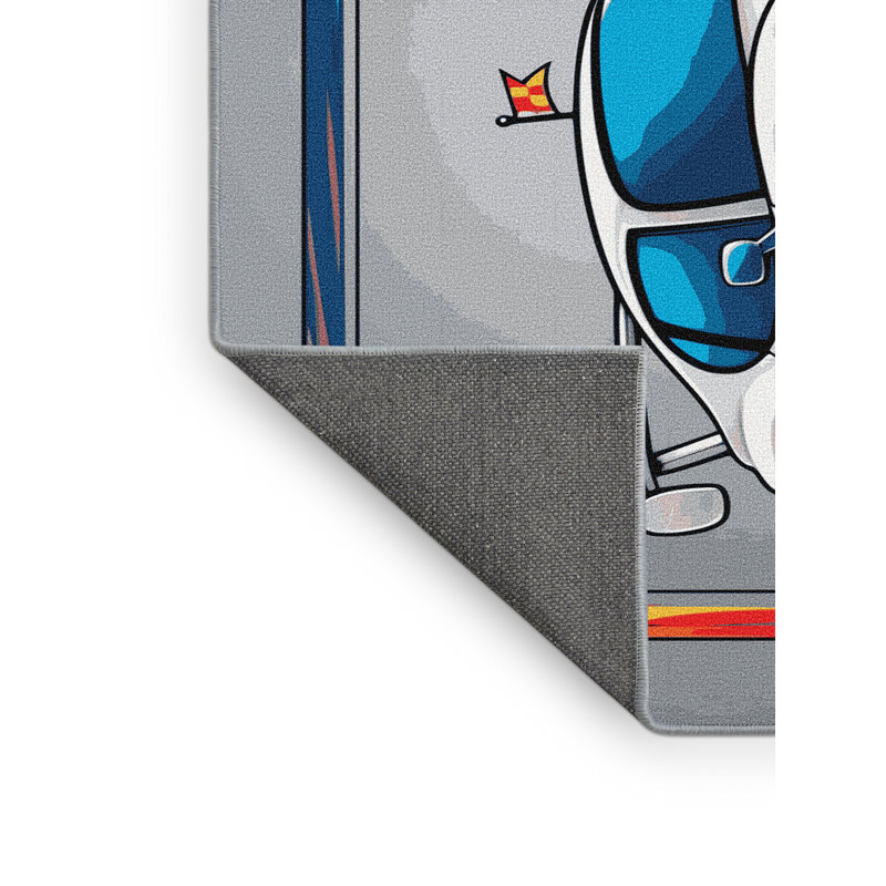 Tapis pour enfant Ginza Six Cars, Rectangulaire 3 pi x 5 pi