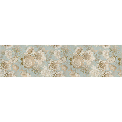 Burnest Vinyl Machine Printed Area Rug
