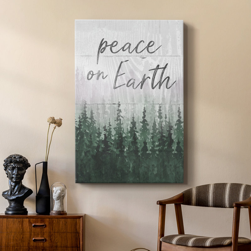 Paix sur terre - galerie Cavas sur mesure, H 48 po x l 32 po