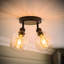 Alaynah Glass Semi Flush Mount-60105681