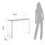 Holmestrand 85cm Glass Console Table