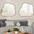 Cloud-Shaped Metal Accent Wall Mirror, Mirror