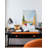 Orange Leather - Wrapped Rectangular Cabinet Pulls-113961141