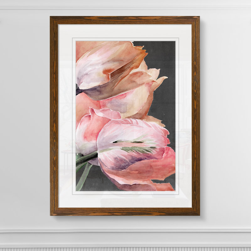 « pastel perroquet tulipes iv » par paul cezanne-photo-cadre, reproduction d’art, H 24 po x l 18 po x P 1,25 po