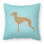 Coussin décoratif intérieur/extérieur lévrier