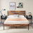 Adra 15.7'' W Metal Nightstand-1333461850