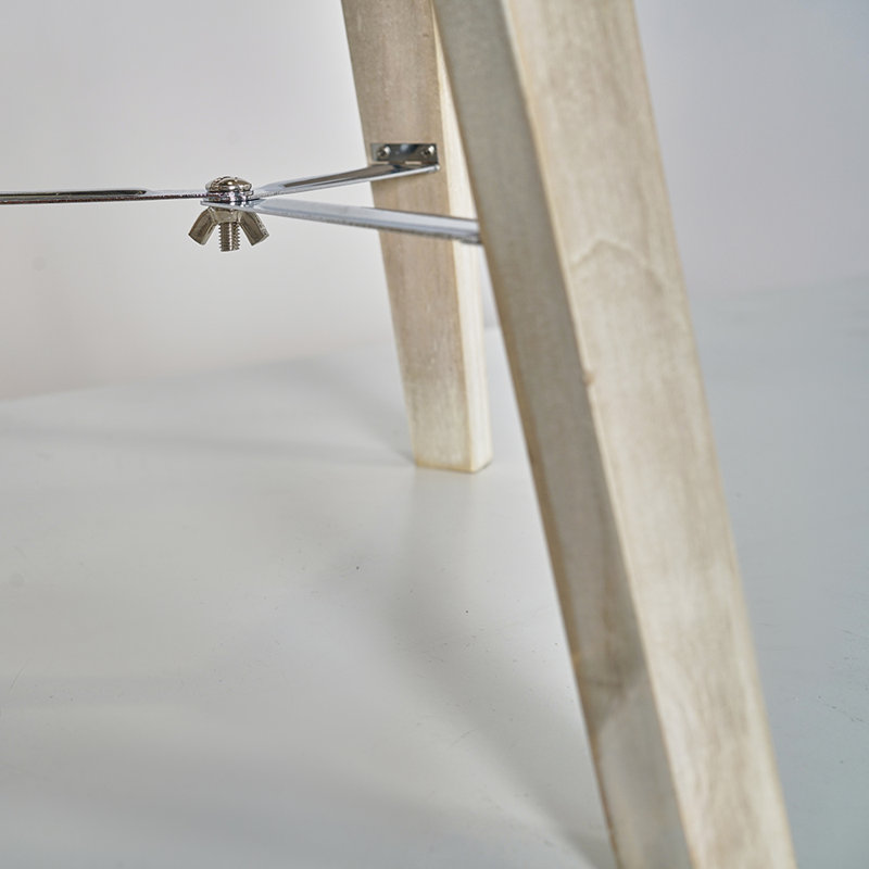 Bella Vista Wood Tripod Lamp, White
