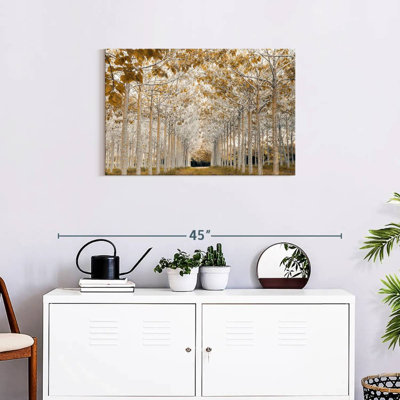 White Gold Canvas Print