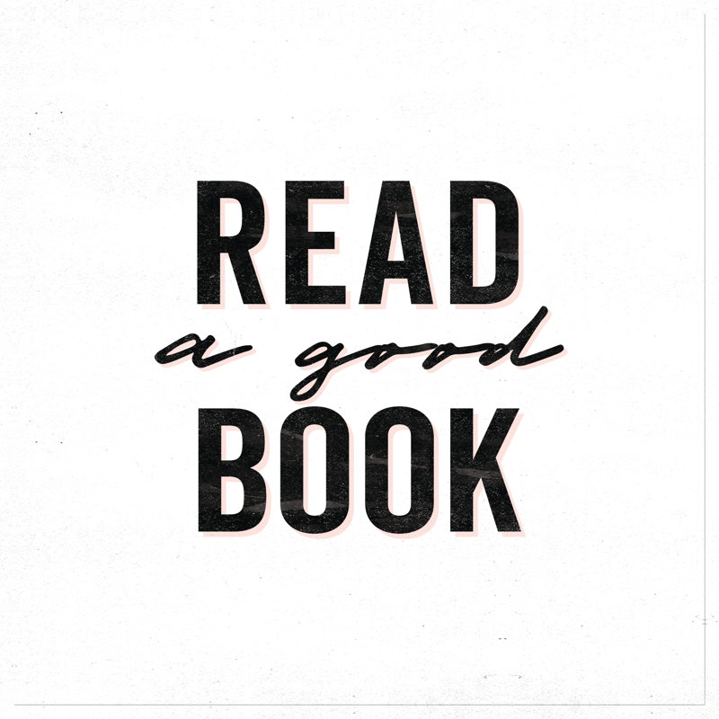 Read A Good Book - Wrapped Canvas Print, 51cm H x 51cm W x 3.8cm D