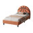 Basketball Design Upholstered Platform Bed Sport Style Bed for Boys & Girls Teens