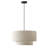 Marrium 1-Light 20 inch Oversize Fabric Lampshade Modern Pendant Lighting for Dining Room, Bedroom