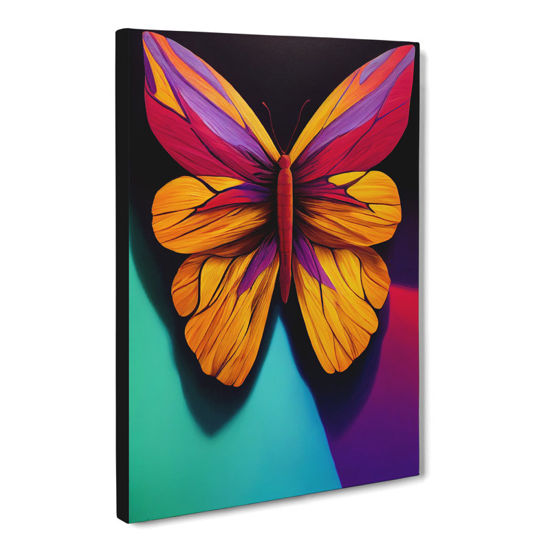 Butterfly - Wrapped Canvas, 76cm H x 50cm W x 3cm D