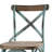 Oak Bar Stool with Cross Back-1527906447