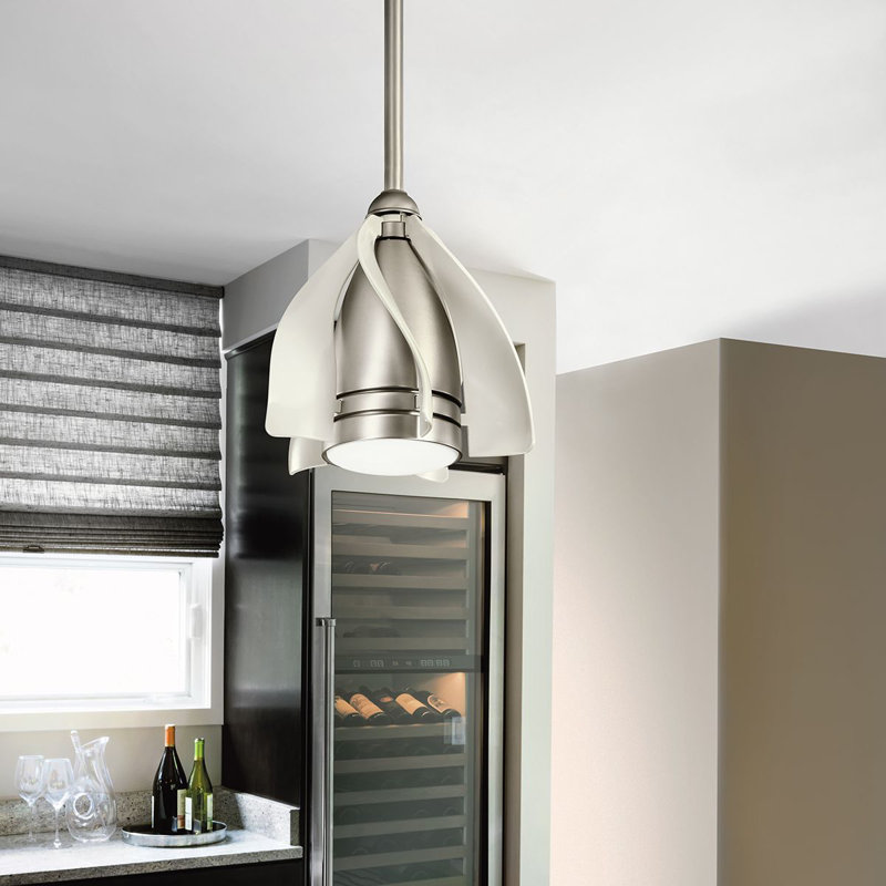 Rindel 15cm Ceiling Fan with LED Lights