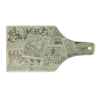 East Urban Home Glass Christam Cutting Board