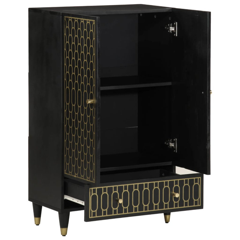 60cm Sideboard, Black