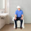 Chaise de chevet pour chevet avec accoudoirs et dossier