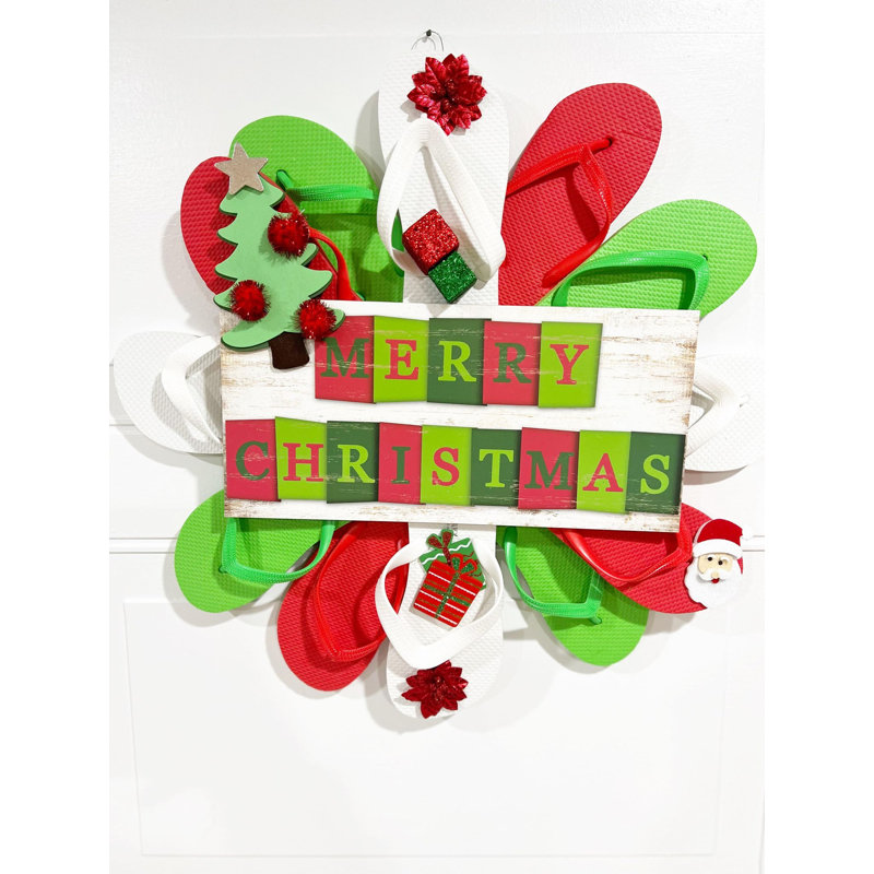 Couronne, « Merry Christmas » (Joyeux Noël)