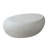 " fibreglass elliptical coffee table | vintage matte rocks design | irregular centre table | no assembly required