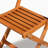 3-Piece Eucalyptus Bistro Set, Square, Natural Oil