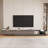 78.7" Expandable Telescopic Tv Cabinet Deep Walnut