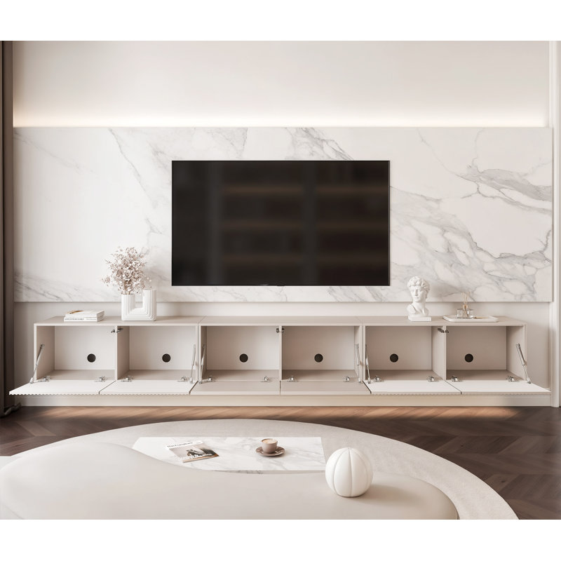 Unfinished TV Stand for TVs up to 88", Kaschmere