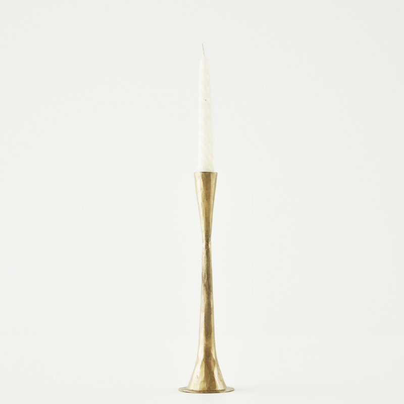 Porte-bougie Dupni Gold, H 11 po x l 2,75 po x P 2,75 po
