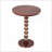 Mango Wood Round End Table,Honey+Gold