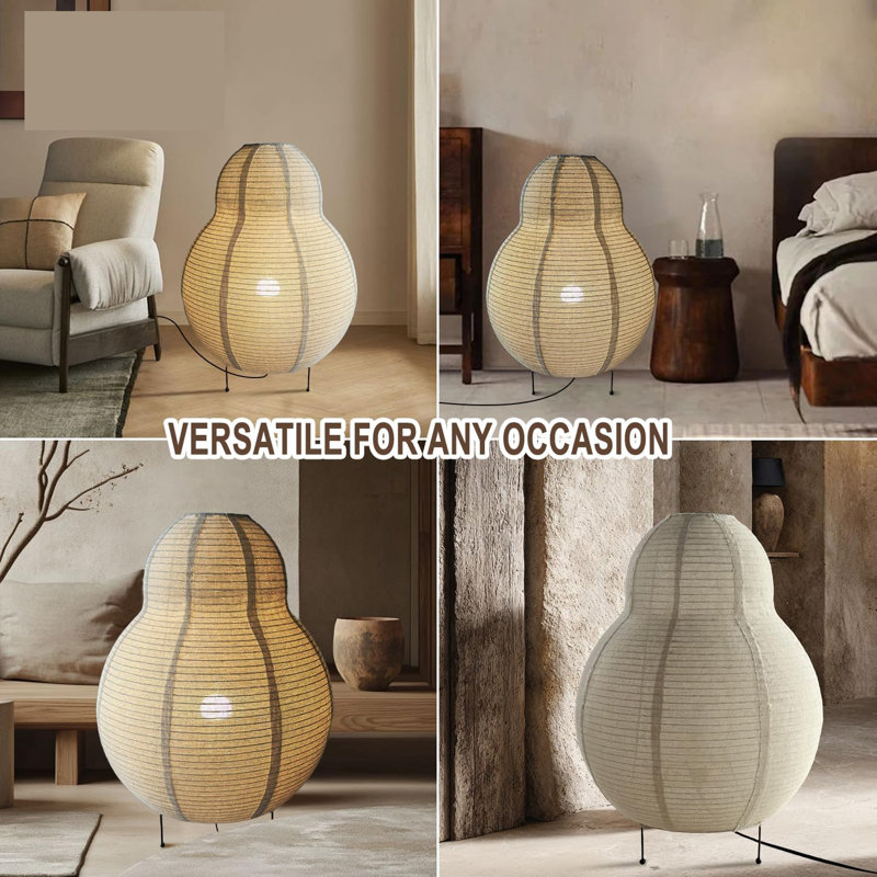 Minimalist Linen Floor Lamp