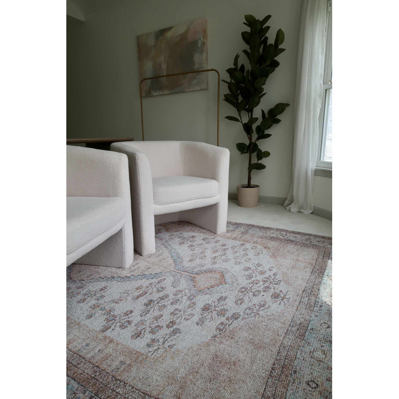 Tapis brun Anali, Rectangle 7 pi 10 po x 10 pi