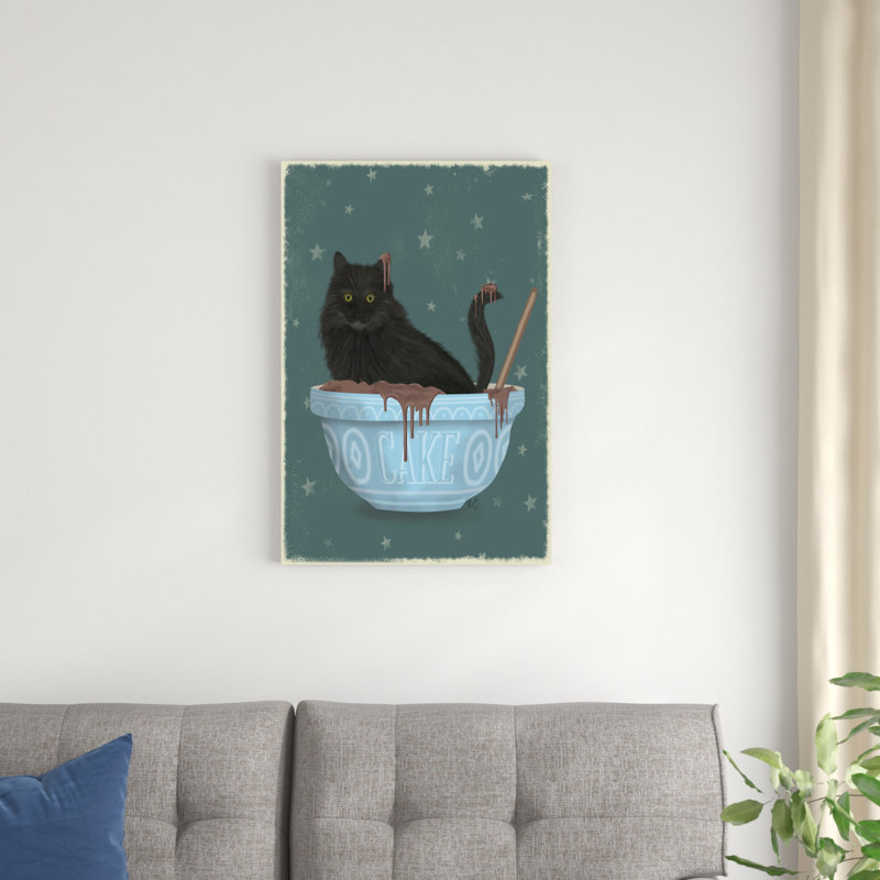 Bol à mélanger Black Cat, H 30 po x l 20 po x P 1,25 po