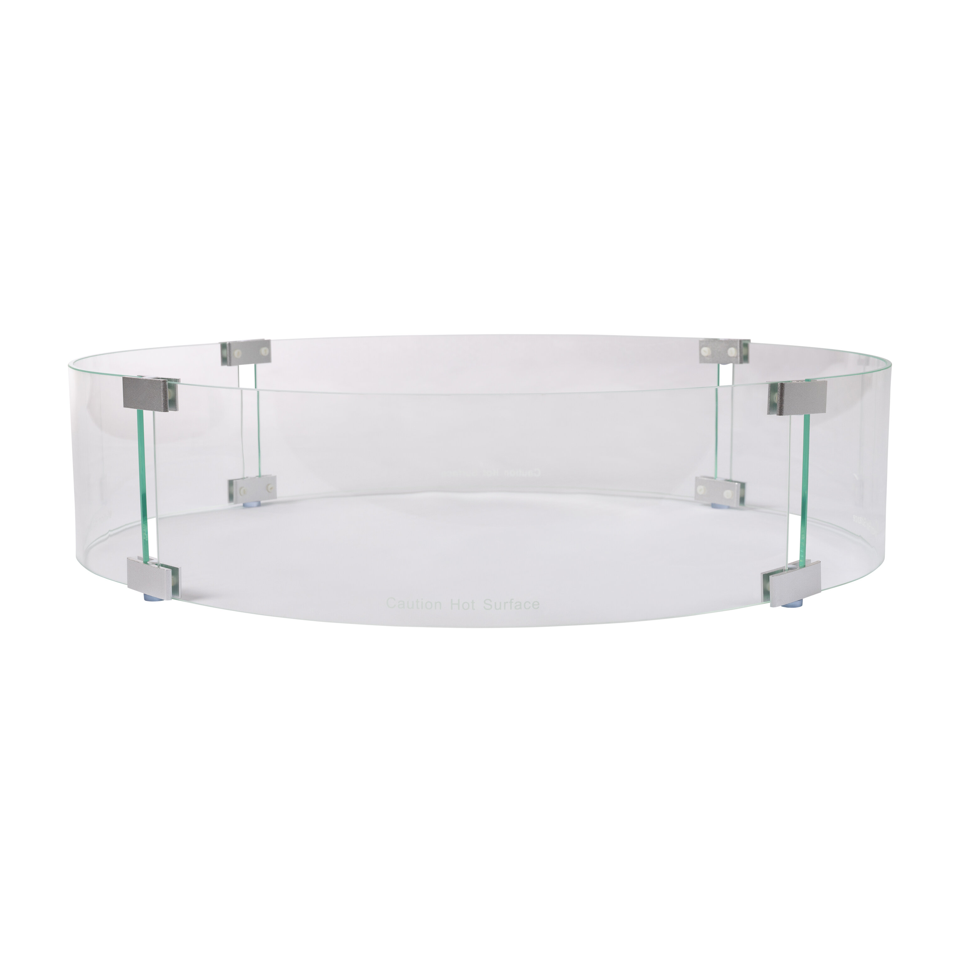 Outdoor GreatRoom Round Glass Guard, Clear