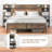 Bed Frame With Storage Headboard Nightstand