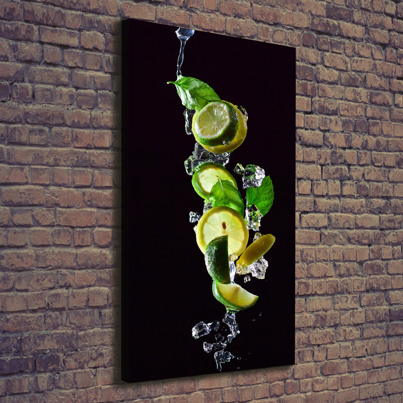 Lime And Lemon - Wrapped Canvas Print