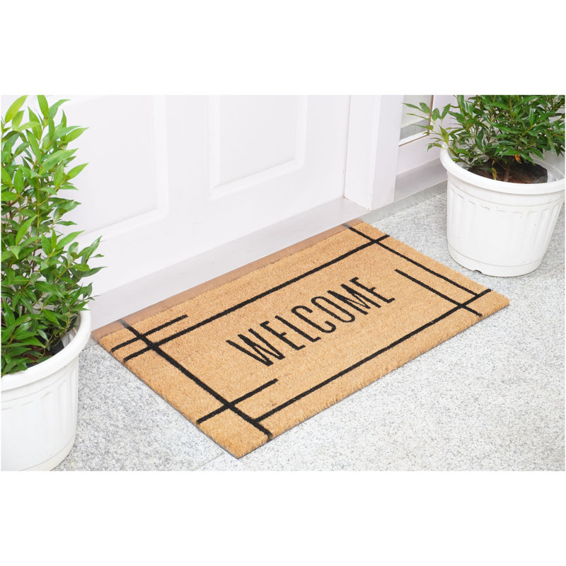 Tapis de porte intérieur / extérieur antidérapant Calloway Mills, L 24 po x L 36 po