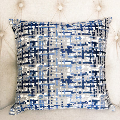 Tierra Monte Plaid Handmade Luxury Pillow