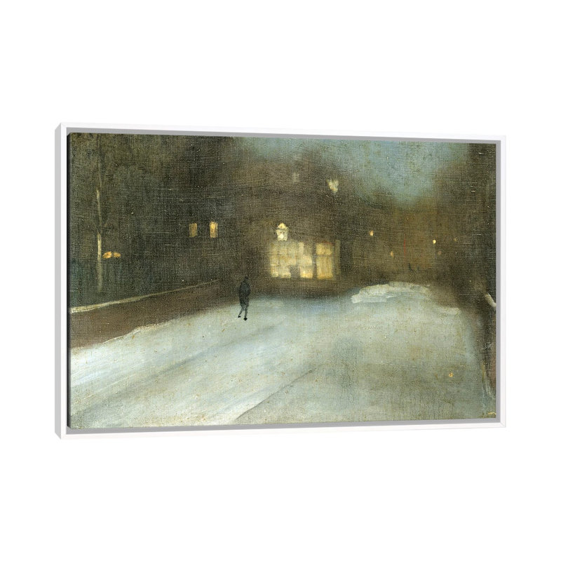 Print, 45.72 cm H x 66.04 cm W x 4.445 cm D, White