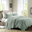 Courtepointe réversible 3 pièces très grand / très grand, bord festonné, rembourrage 90% coton, tissu en microfibre, bourre de literie, lavable à la machine, teinte-121409556-121409550