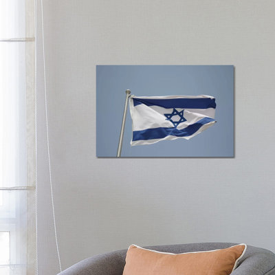 Israeli Flag - Wrapped Canvas Print