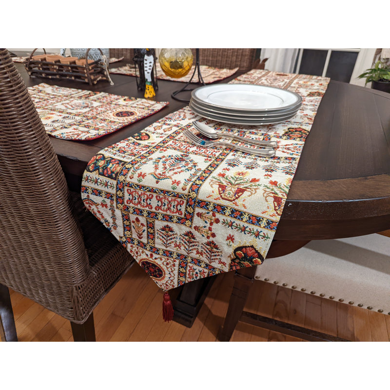 Patchwork Table Runner, 13" W x 54" L