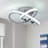 Janyia 1 - Light 10.23" Unique/Statement Geometric LED Semi Flush Mount-1500711385