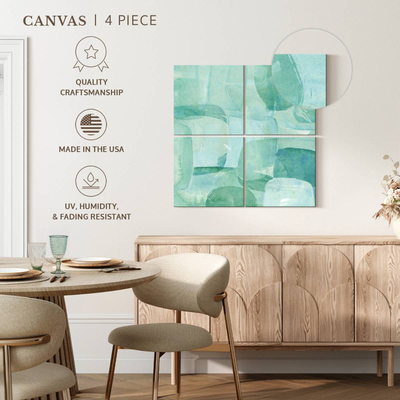 Avery Sea Glass Reflection II, H 57 po x l 57 po
