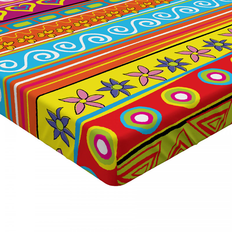 Microfiber Striped Fitted Sheet, Twin Fitted Sheet