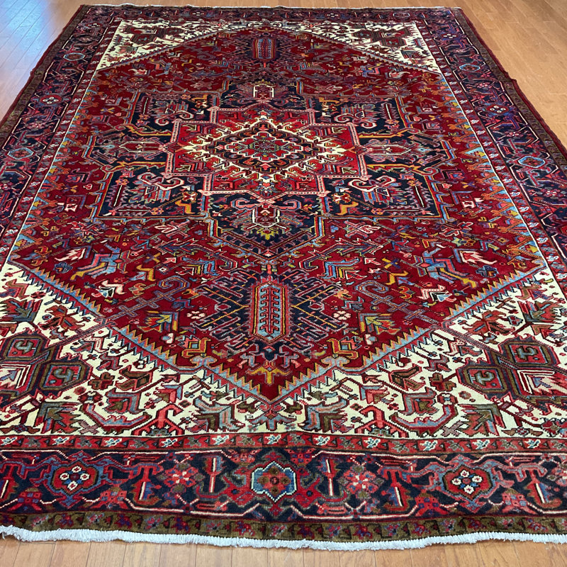 HERAT ORIENTAL Handmade Heriz Wool Rug