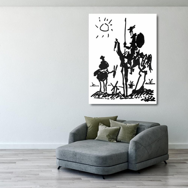 Don Quixote, 37" H x 28" W