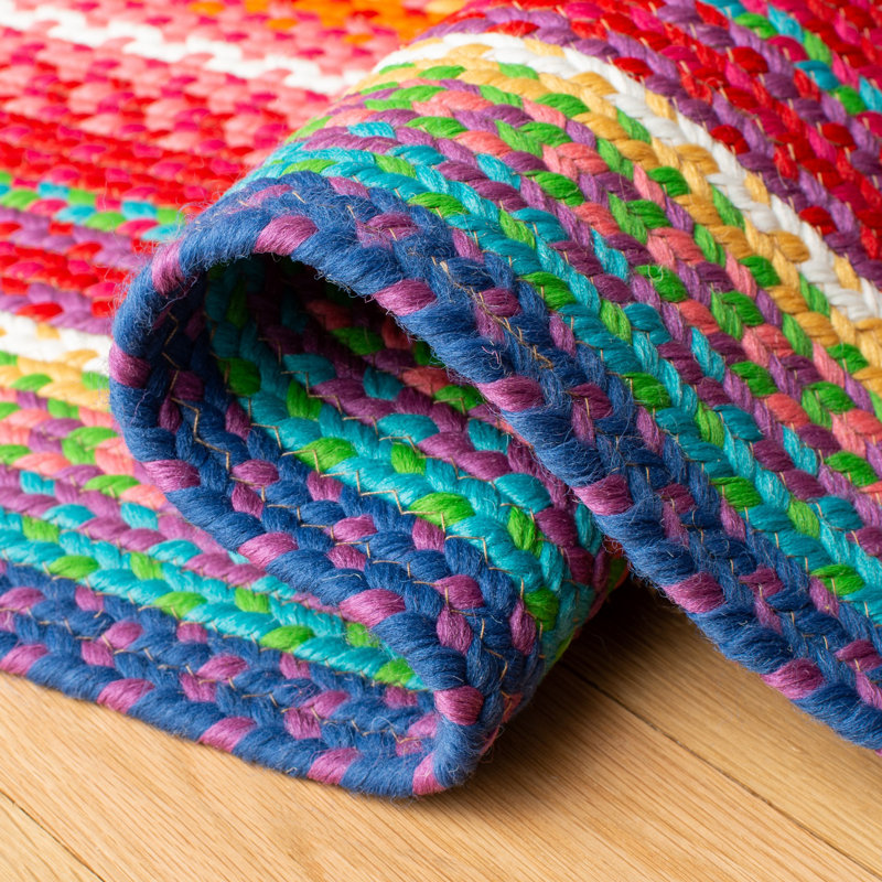 Tapis d'intérieur / extérieur géométrique tissé à la main Paulina, Rectangle 3 pi x 5 pi