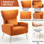Upholstered velvet armchair-1172453034